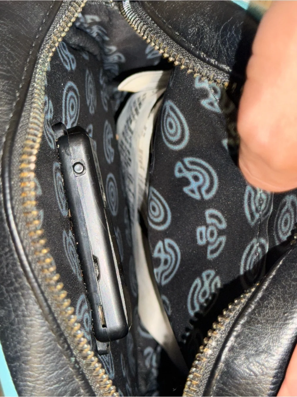 Disney Parks TRON Lightcycle Run Crossbody Bag Black & Blue Shoulder Bag‎